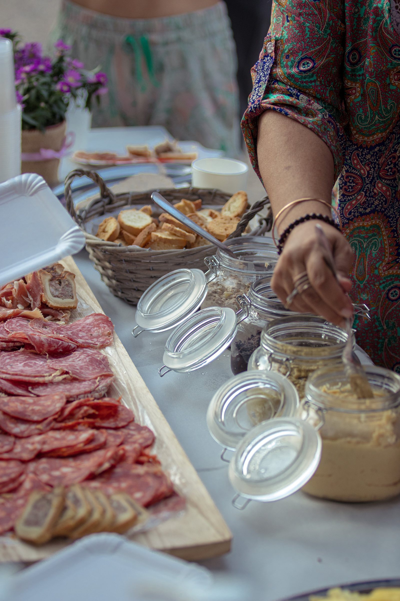 Buffet du cocktail de mariage