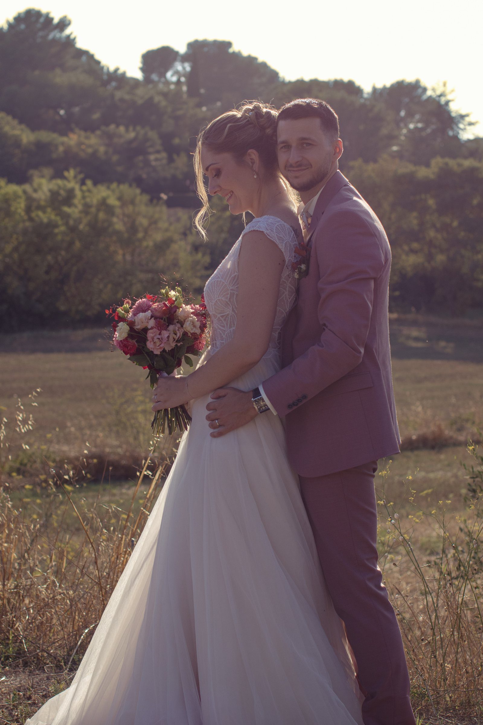Laly et Lucas au Domaine Gaogaïa, près d'Aix-en-Provence